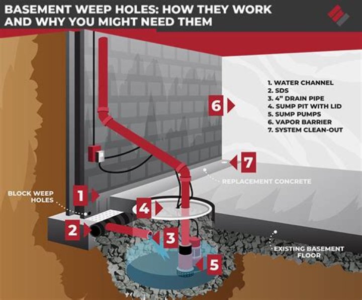 Can weep holes cause leaks?