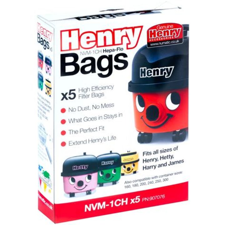 Can you reuse henry hoover bags?