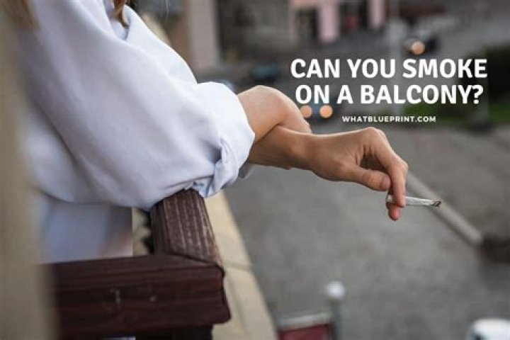 Can you smoke in balcony?