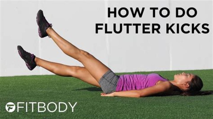 Do flutter kicks burn belly fat?