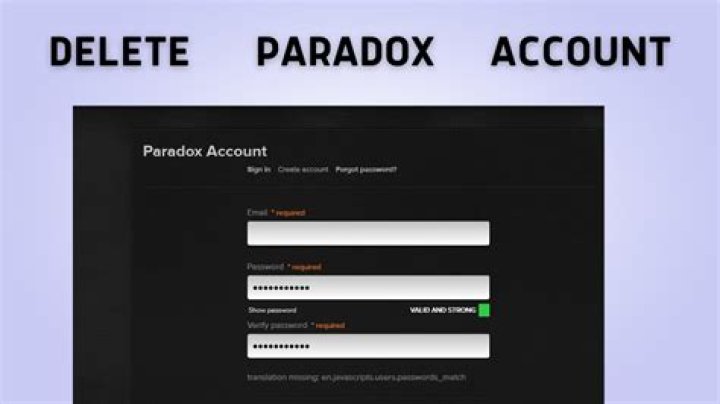 Do i need a paradox account?