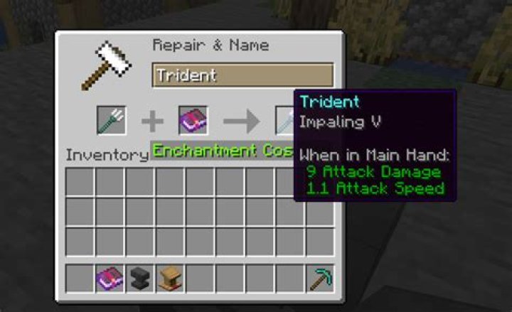 Does impaling go on a trident?