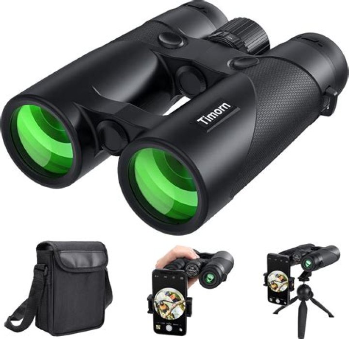 For binoculars what does 10x42 mean?