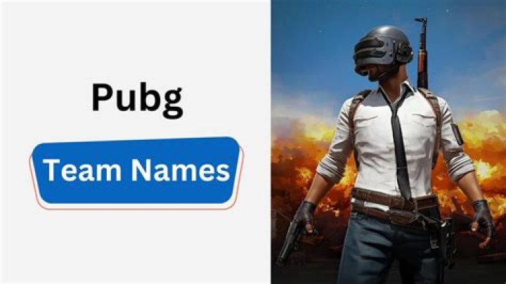 For pubg best name?