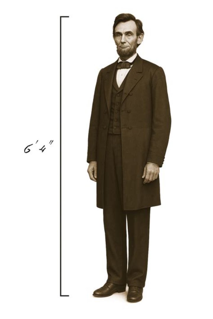 How tall was abraham lincoln?