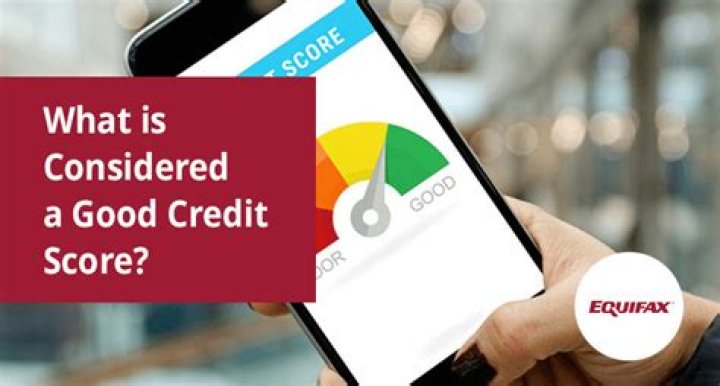 Is considered a good credit score?