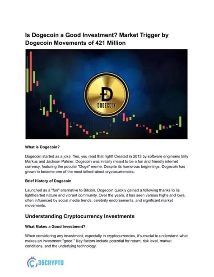 Is dogecoin a good investment?