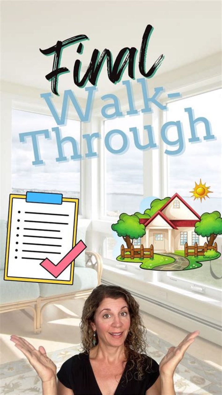 On the final walk through?