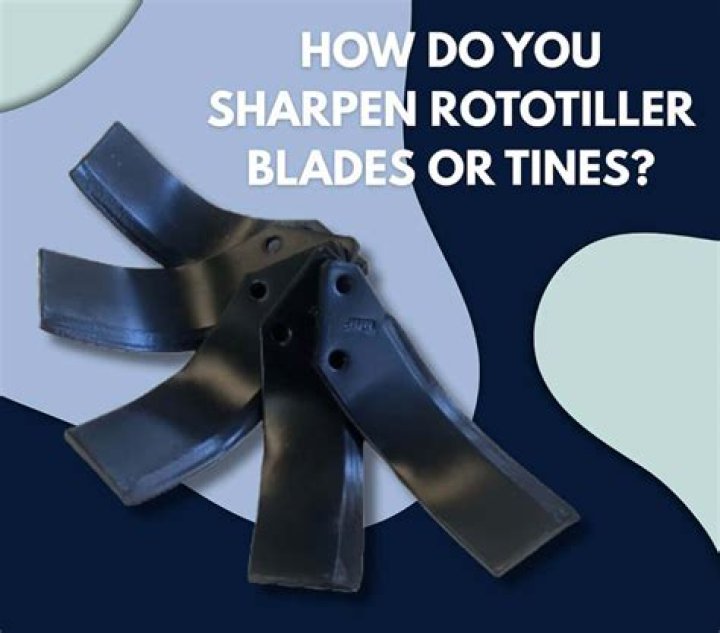 Should you sharpen rototiller blades?