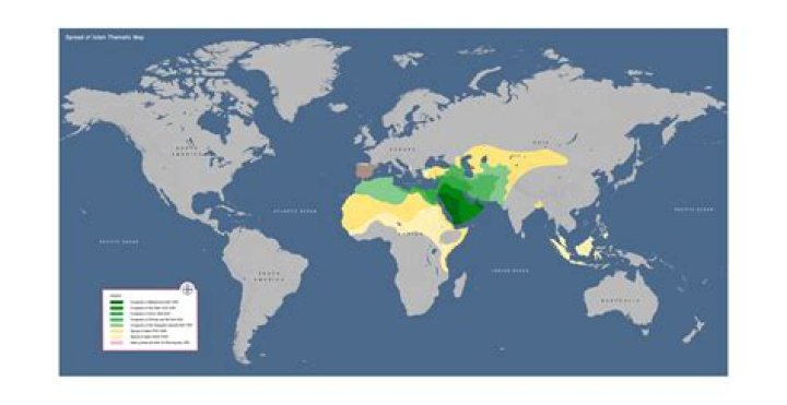 What areas were islamic?