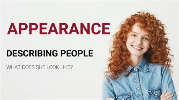 What does appearance say about a person?