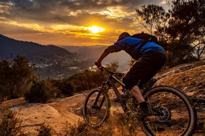 What is double track mountain biking?