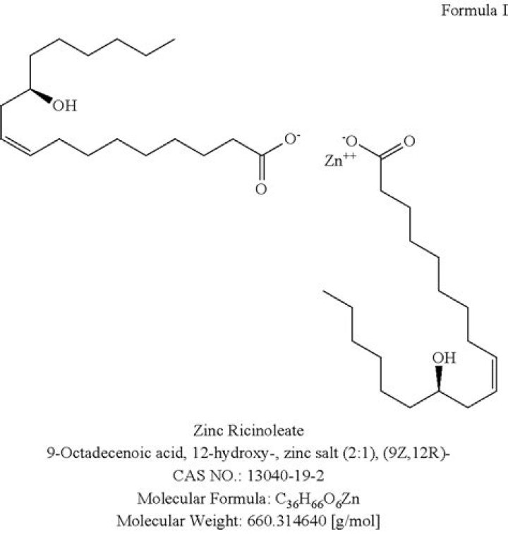 What is zinc ricinoleate?