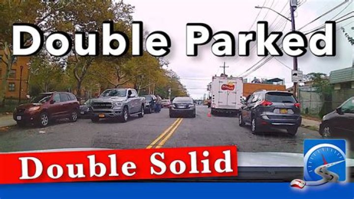 Whats double parked mean?