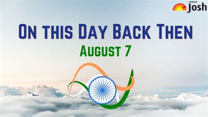 Whats on 7th august 2021?