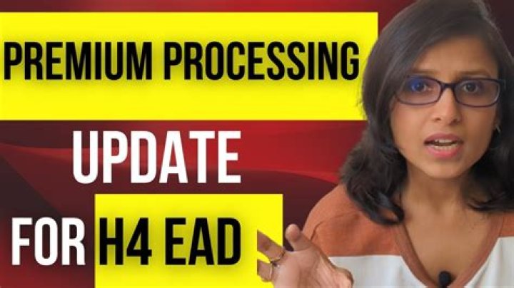 When h4 ead premium processing?