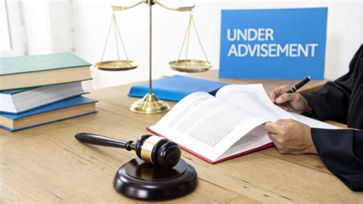 When something is take under advisement?