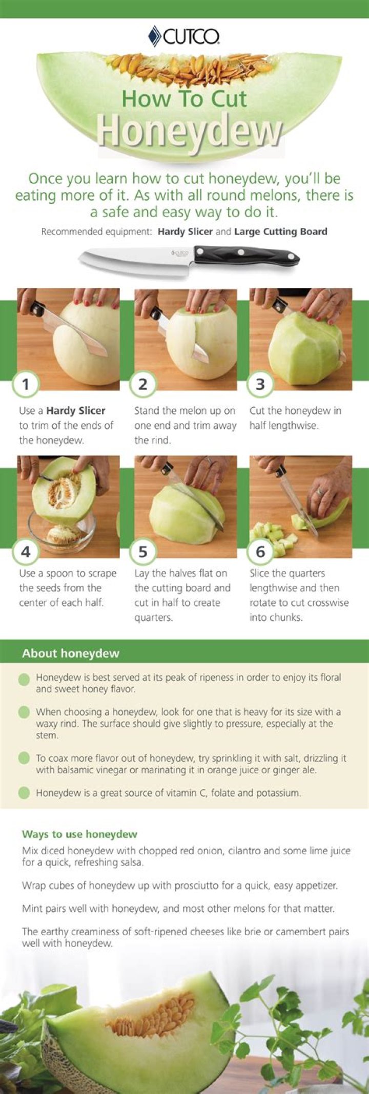 When to cut honeydew?