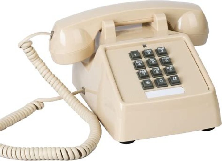 When were push button phones introduced?