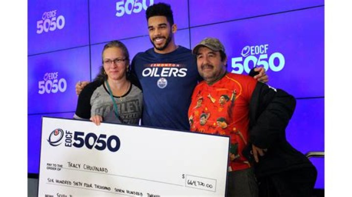 Where does oilers 50/50 money go?