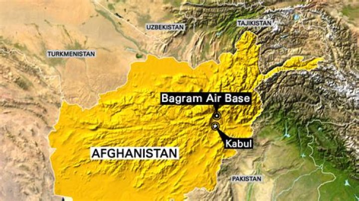 Where is bagram air base map?