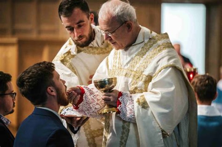 Which hand for communion?