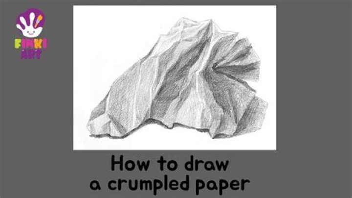 Which is true when a piece of paper is crumpled?