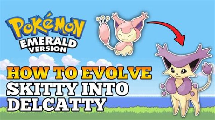 Which level does skitty evolve at?