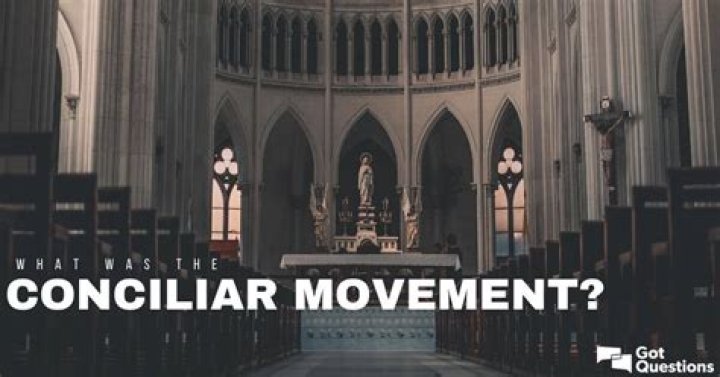 Who invented the conciliar movement?
