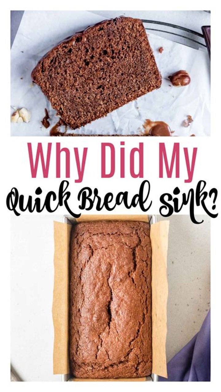 Why is my quick bread falling in the middle?
